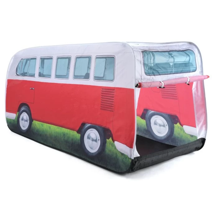 Volkswagen VW Campervan Kids Red Pop Up Tent 4 Volkswagen VW Campervan Kids Red Pop Up Tent - Image 2