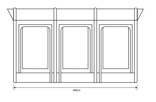 Outdoor Revolution Sportlite Air 400 Awning 4 Outdoor Revolution Sportlite Air 400 Awning - Image 2