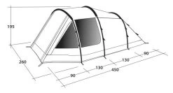 Outwell Dash 4 Tent -Outdoor Camping Shop outwell dash4 tent dimensions