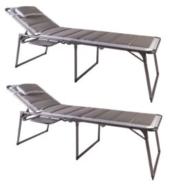 Pair Of Quest Elite Naples Pro Loungers