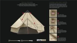 Robens Kiowa Tipi Tent -Outdoor Camping Shop robens kiowa features