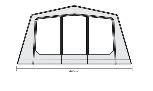 Outdoor Revolution Ozone Safari Front Porch Extension 10 Outdoor Revolution Ozone Safari Front Porch Extension - Image 8