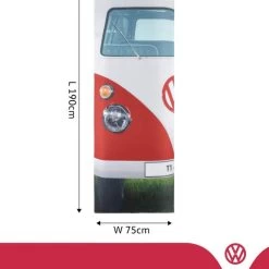 Volkswagen Red Campervan Single Sleeping Bag -Outdoor Camping Shop sleeping bag single vw campervan blue cvg2 80053.1561559735