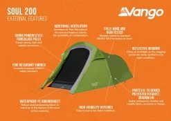 Vango Soul 200 Tent -Outdoor Camping Shop soul 200 infographic lr