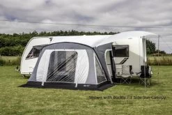 Sunncamp Swift Air 260 SC Caravan Awning -Outdoor Camping Shop swift air 325 sc with optional buckle fit side sun canopy 1