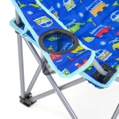 Volkswagen Kids Blue Camping Chair -Outdoor Camping Shop vw kids chair 3