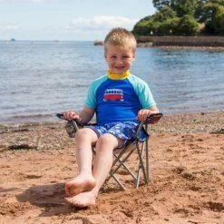 Volkswagen Kids Blue Camping Chair -Outdoor Camping Shop vw kids chair 7 min