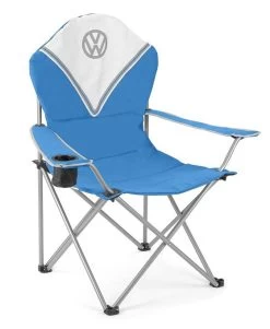 Volkswagen Blue Deluxe Padded Chair 10 Volkswagen Blue Deluxe Padded Chair -Outdoor Camping Shop vwx 1