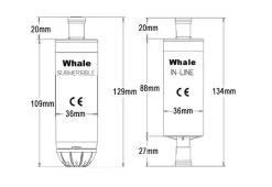 Whale Hi-Flow Submersible Pump - GP1652 -Outdoor Camping Shop whale premium sub pump diagram 1