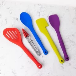 Colourworks 5 Piece Silicone Kitchen Utensils Set -Outdoor Camping Shop zw5zk56fz0yvqqso3lxq 32821